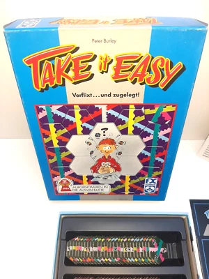 Innen fast wie neu + rar: Take ist easy FX Schmid 1994 Spiel Legespiel  TOP - Bild 1 von 4