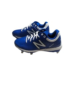 New Balance L4040TB5 Blue/White Men's Size 6.5 Metal Baseball Cleats  - Image 1 of 4