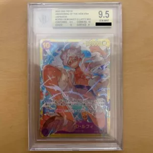 BGS 9.5 MONKEY D LUFFY OP05-119 SEC AWAKENING NEW ERA ONE PIECE CARD JAPANESE - Picture 1 of 2