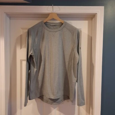 Camisa Zero Restriction Para Hombres Grande Gris Rendimiento Golf Suéter Cuello Redondo Logo Foto 1 de 4