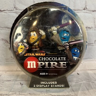 Star Wars Chocolate Mpire  M&M Hasbro Action Figures NEW Mace Windu & Chewbacca - Изображение 1 из 4