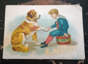 E.W Lynch Möbel mechanische Hunde und Junge Worcester Massachusetts Heizgeräte Anzeige - Bild 1 von 11