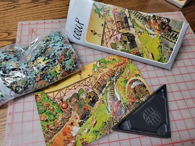 Vintage Rare Heye Loup Art  - "GREAT WESTERN" - 1000 Pieces - Complete - 1978 - Image 1 of 4