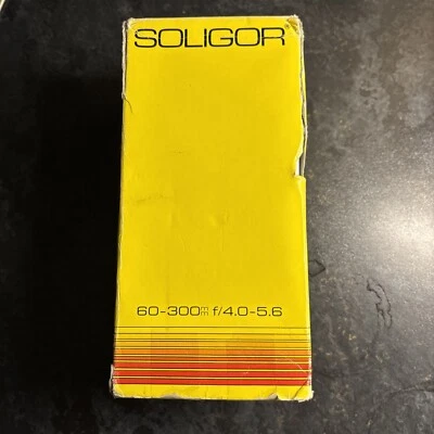 Nikon/ Soligor Zoom+Macro 60-300mm 1:4-5,6 Objektiv für Nikon  Analog Bajonett - Image 1 of 4