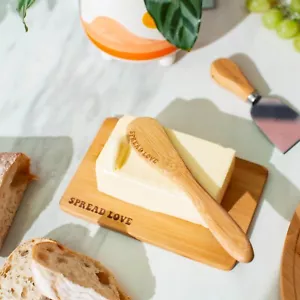 Bamboo Butter Board Set - Plastic Free - Picture 1 of 2