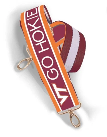 Desden Virginia Tech Hokies Patterned 1.5" Purse Strap Cover