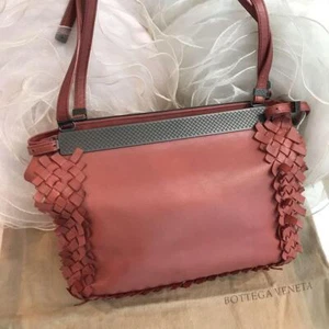 Bolso de Hombro Bottega Veneta Bolso de Mano Intrecciato Burdeos - Imagen 1 de 10