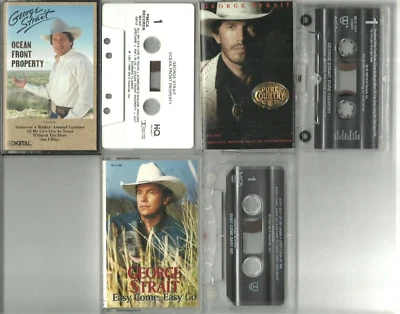 3) George Strait cassette's (Cassette lot) VG-EX CONDITION... - Image 1 of 3