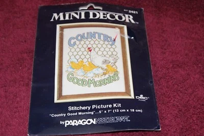 Kit de fotos de costura de costura Paragon Needlecraft - Country Good Morning Foto 1 de 2