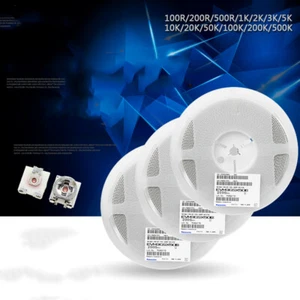 50pcs 100R~500K 1K 10K smd Adjustable Potentiometer Trimmer Resistor 3*3mm 3x3 - Picture 1 of 1