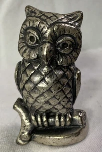 Peltro Pewter  ~ 2.25"  OWL ~ Figurine - Italy - Picture 1 of 9