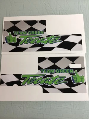 Kawasaki Tecate 1985 Fork Decals 85 KXT 250 KXT250 Disc Brake - Image 1 of 2