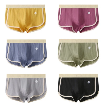 Ropa interior para hombre Ropa para el hogar Bragas Calzoncillos Bragas Sólido Transpirable Suave Sin Costuras Foto 1 de 4