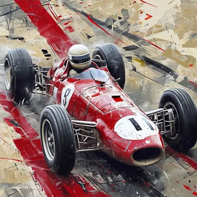 Fine Art Giclée Druck "Formula 1", limitiert, mit Zertfikat - Bild 1 von 4