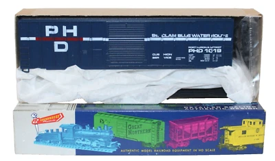 Roundhouse #1963 HO 50' FMC SD Box car kit PH&D 1019 NIB - Image 1 of 2
