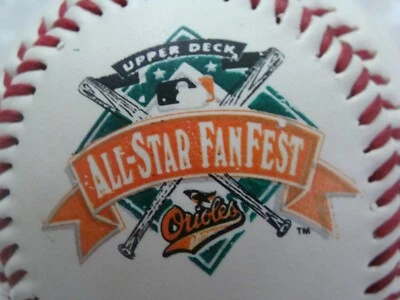 VTG MLB Baltimore Orioles Upper Deck All Star Fan Fest 1993 Souvenir Baseball - Image 1 of 4