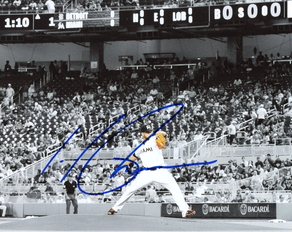 HENDERSON ALVAREZ FOCO MIAMI MARLINS AUTOGRAFIADO FIRMADO 8X10    Foto 1 de 1