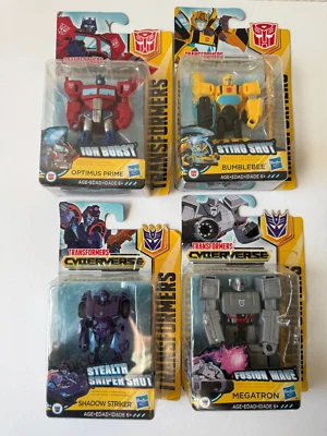 Transformers Cyberverse 3.5" Megatron Bumblebee / Shadow Striker / Optimus Prime - Image 1 of 4