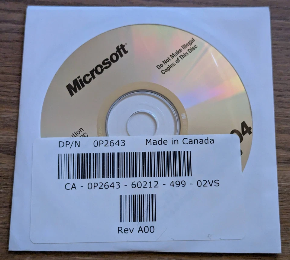 New - Microsoft Encarta Encyclopedia 2004 (P/N: X09-56690) Dell (P/N 0P2643) - Image 1 of 2