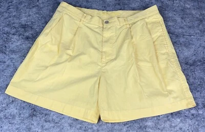 Мужские шорты Nautica Rigger Classic Fit Chino 36 Вт желтый плиссированный косой карман - Изображение 1 из 4