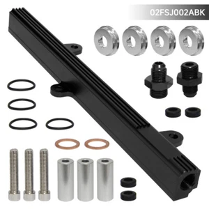 High Flow Top Feed Fuel Injector Rail For Nissan Silvia S13 240SX SR20DET Black - Picture 1 of 8