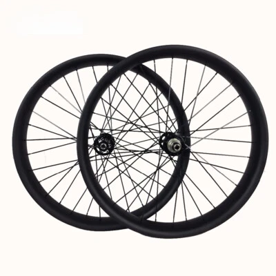 26Inch Carbon Fat bike Wheels 100X25mm Hookless Tubeless Snow Bicycle Wheelset - Image 1 of 4