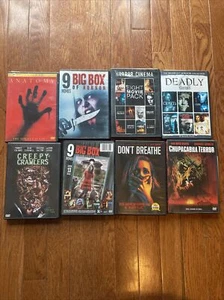 DVD HORROR MOVIE LOT Old Scary Terror - Picture 1 of 12
