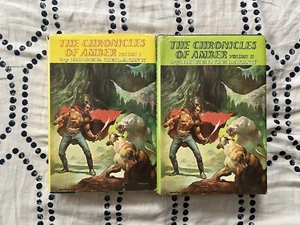 The Chronicles Of Amber by Roger Zelazny Complete Volume 1 and 2 BCE Hardcover - Picture 1 of 3