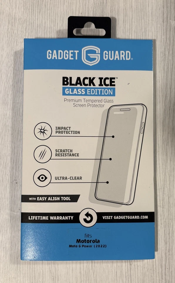 Gadget Guard Black Ice Glass Screen Protector for Motorola Moto G Power (2022) - Image 1 of 1