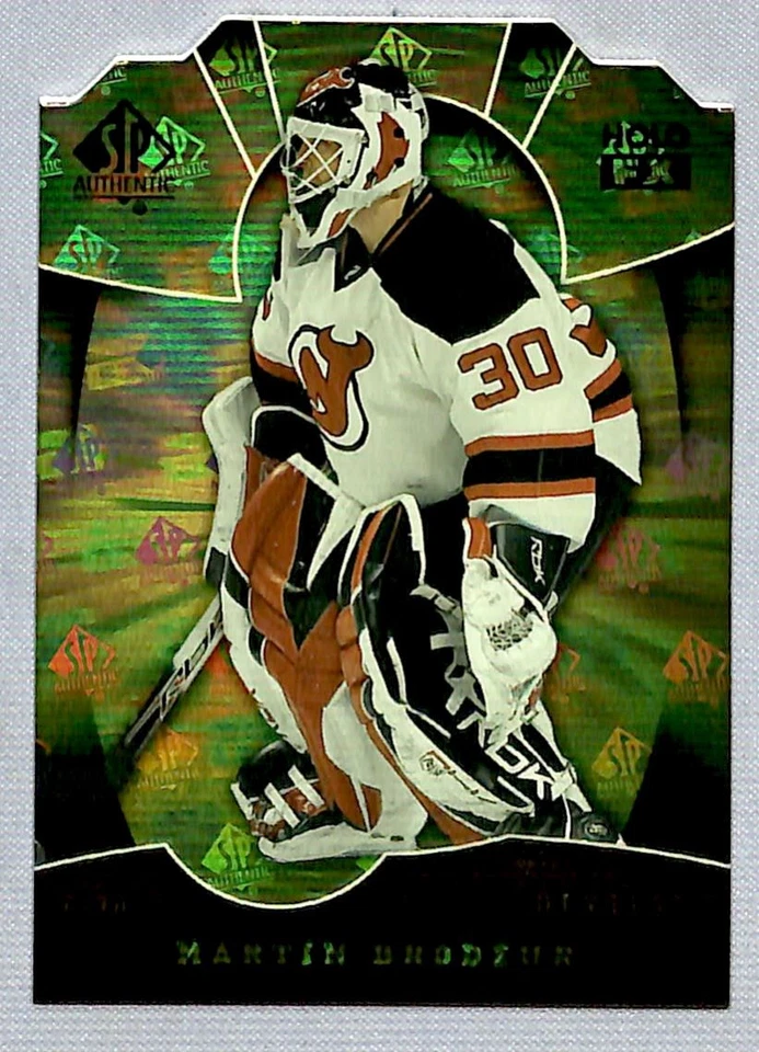 Martin Brodeur 2008-09 SP Authentic Holoview FX Gold #FX68 New Jersey Devils - Image 1 of 2