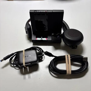 Poly W8200B Wireless Bluetooth Charger Base + W8210T Headset - Tested/Updated - Zdjęcie 1 z 2