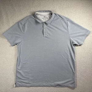 Tommy Bahama Men’s Size XXL Light Gray Short Sleeve Polo - Picture 1 of 13
