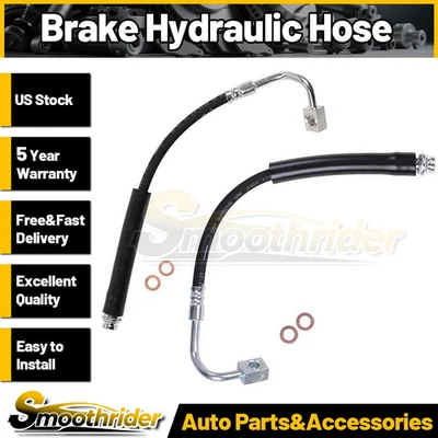 Mangueras hidráulicas de freno delantero Sunsong 2 piezas para Dodge Grand Caravan 2013-2015 2016 Foto 1 de 4