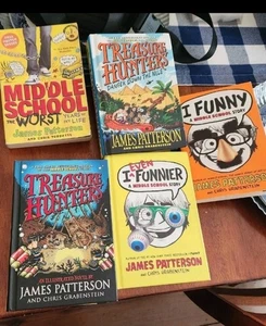 James Patterson Middle School Book Lot  - Picture 1 of 6