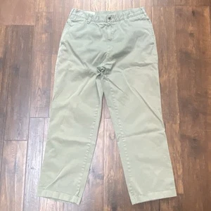 Orvis Chino Pants Mens Size 34x30 Cuffed Trouser Straight Fit 100% Cotton - Picture 1 of 11