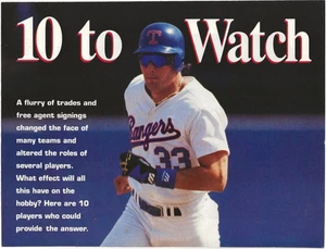 De colección 2 Páginas de Artículo 10 Para Ver - José Canseco - DE - Texas Rangers Beckett - Imagen 1 de 10