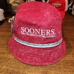 Cappello a secchiello uomo OSFM Oklahoma Sooners Top of the World nuovo con etichette - Foto 1 di 5