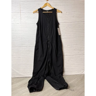 Mono Athleta Mujer Talla SP Negro Flexible Cordones Bolsillos Nuevo con Etiquetas Foto 1 de 4