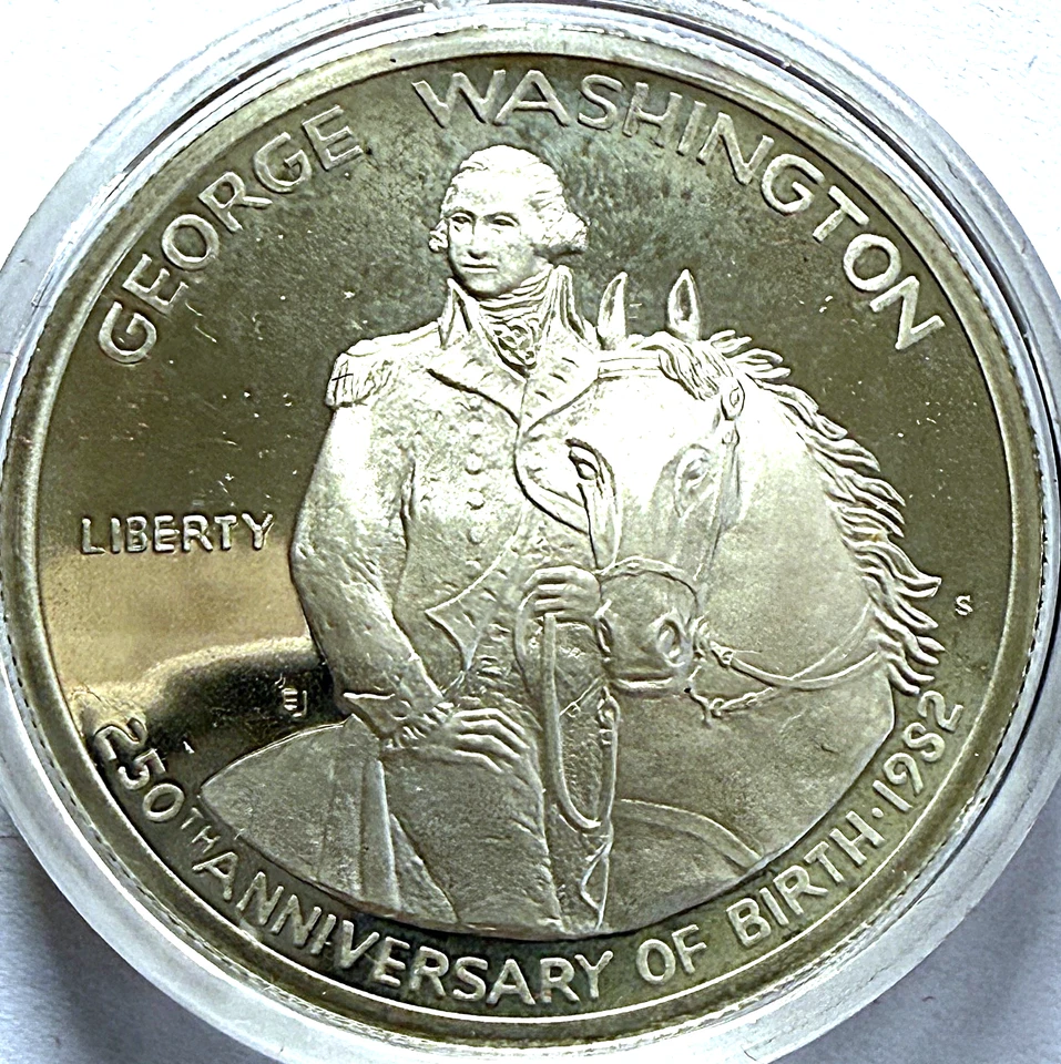 1982-S GEORGE WASHINGTON COMMEMORATIVE COIN PROOF SET / HARD TO FIND / UNC - Image 1 of 4