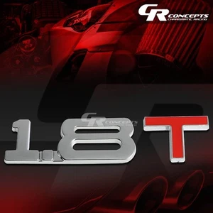 3M TAPE ON METAL EMBLEM DECAL LOGO TRIM BADGE POLISH CHROME 1.8T 1.8 T FENDER CA - Picture 1 of 3