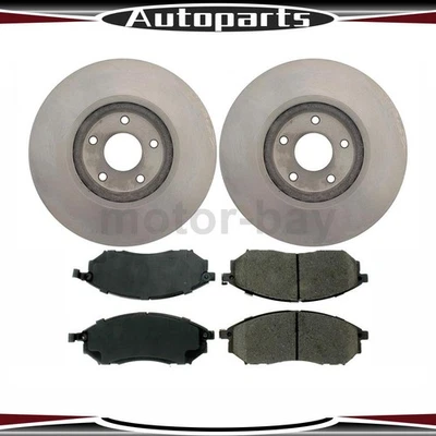 Rotores y pastillas de freno delanteros Renault Koleos 2011 2012 2013 2014 2015 2016 Foto 1 de 4