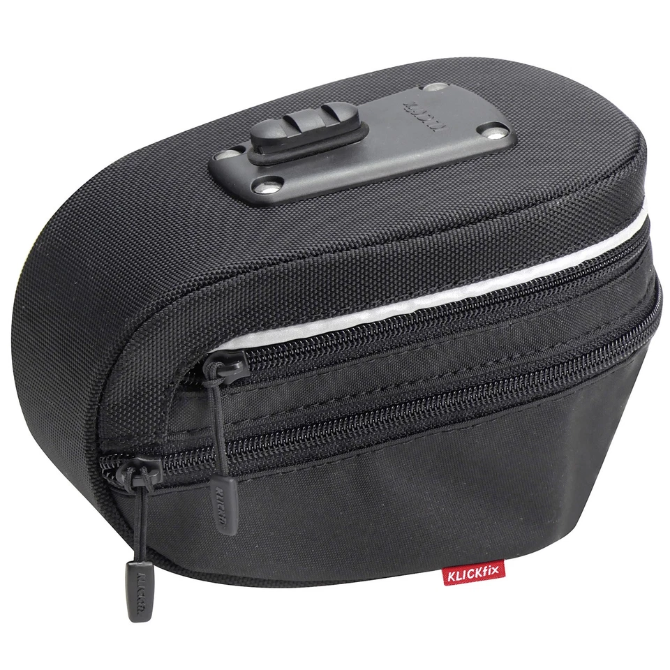 Satteltasche KLICKfix MICRO SPORT 200 EXPANDABLE schwarz 2L + halterung - Bild 1 von 3
