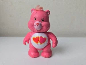 Vintage Care Bears Love-a-Lot Bear Poseable 3 1/2" Kenner Figure from 1983 - Picture 1 of 6