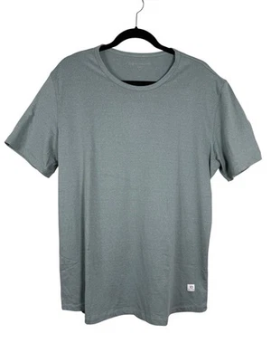 Camiseta Masculina 7 Diamantes Core L Verde Sálvia Absorção Manga Curta Elástica NOVA - Imagem 1 de 4