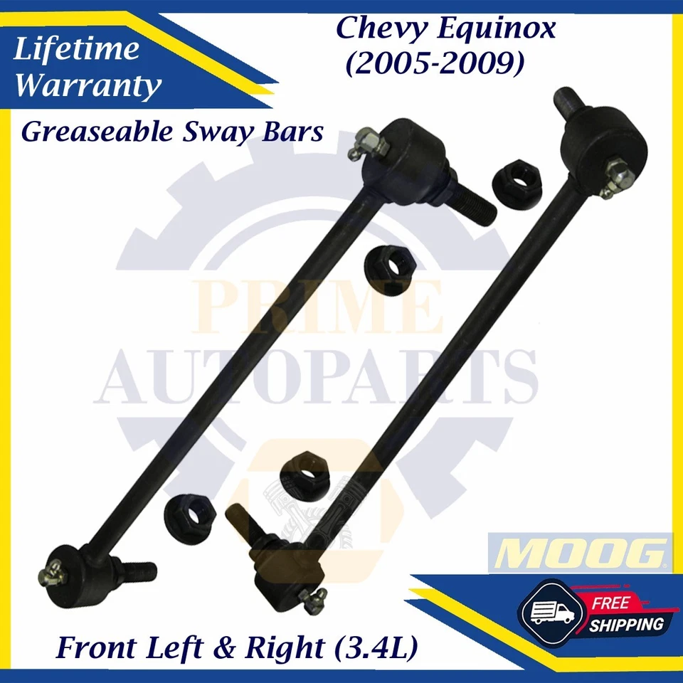 Barra de balanço dianteira lubrificante MOOG OEM links para 2005-2009 Chevy Equinox 3.4L 9 anos Wa. - Imagem 1 de 4