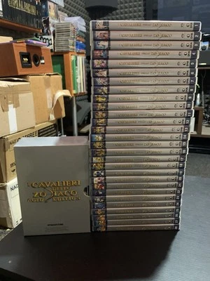 '' I CAVALIERI DELLO ZODIACO ''GOLD EDITION ''COLL. COMPLETA 28 DVD + BOX MOVIES - Immagine 1 di 4