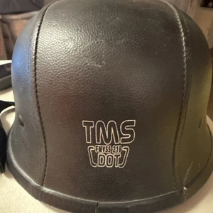 Motorcycle 1/2 Helmet Open Face DOT Approved TMS Preowned - Picture 1 of 6