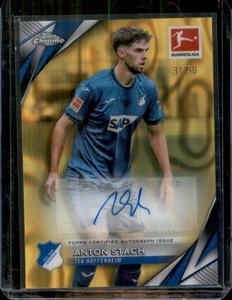 2024-25 Topps Cromo Bundesliga #BA-AST Anton Stach Base Autógrafos Oro #/50 - Imagen 1 de 2