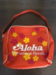 Bolso novedad años 70 USA Aloha Airlines - Imagen 1 de 5
