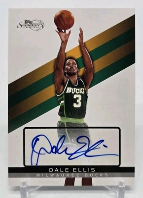 Autógrafos automáticos Topps Signature Dale Ellis 2008-09/999 Milwaukee Bucks #TSA-DE Foto 1 de 4
